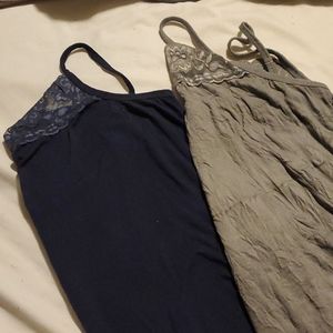 Lace tank tops